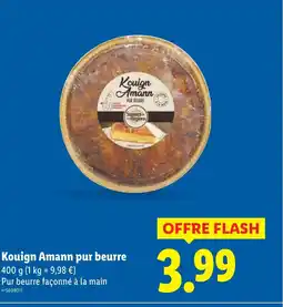 Lidl Kouign Amann pur beurre offre