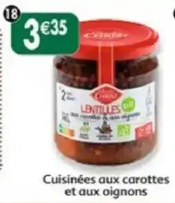 Maximo Lentilles cuisinées aux carottes et aux oignons offre