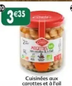 Maximo Mogettes cuisinées aux carottes et à l'ail offre