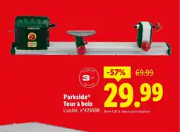 Lidl PARKSIDE Tour à bois offre