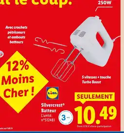 Lidl SILVERCREST Batteur offre
