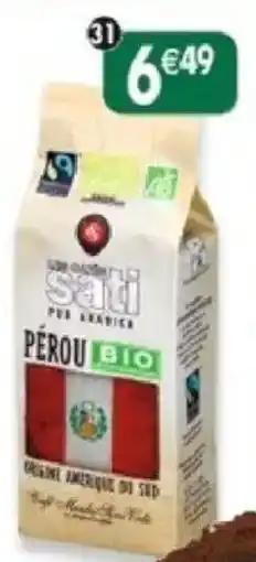 Maximo Café moulu du pérou max havelaar 100% arabica offre