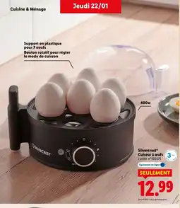 Lidl SILVERCREST Cuiseur à oeufs offre