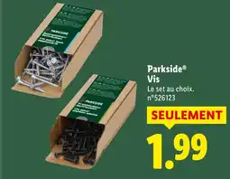 Lidl PARKSIDE Vis offre