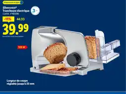 Lidl SILVERCREST Trancheuse électrique offre