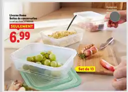Lidl LIVARNO HOME Boîtes de conservation offre