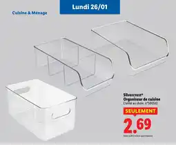 Lidl SILVERCREST Organiseur de cuisine offre