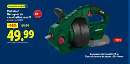 Lidl PARKSIDE Nettoyeur de canalisation sans fil offre