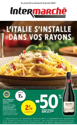 Intermarché Hyper RIUNITE Igp lambrusco emilia rouge offre
