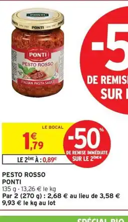 Intermarché Hyper PONTI Pesto rosso offre