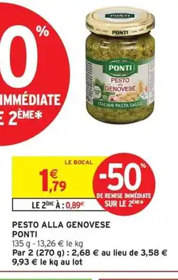 Intermarché Hyper PONTI Pesto alla genovese offre