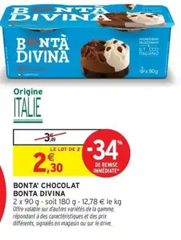 Intermarché Hyper BONTA DIVINA Bonta' chocolat offre