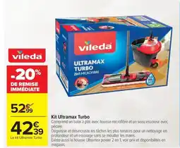 Carrefour VILEDA Kit Ultramax Turbo offre
