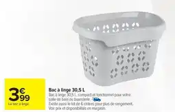 Carrefour Bac à linge offre
