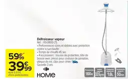 Carrefour Défroisseur vapeur offre