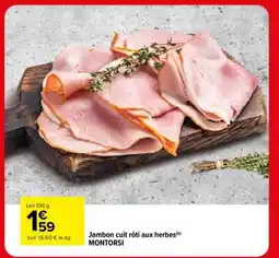 Carrefour JAMBON CUIT ROTI AUX HERBES offre