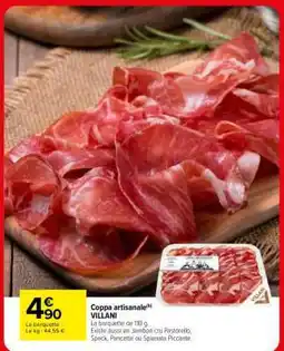Carrefour Coppa artisanale offre