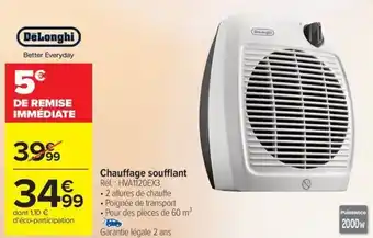DELONGHI Chauffage soufflant