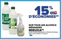 Carrefour MIEUXA Sur tous les alcools ménagers offre