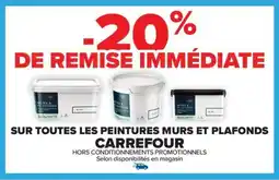Carrefour Sur toutes les peintures murs et plafonds carrefour offre