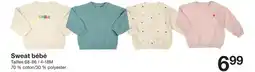 Zeeman Sweat bébé offre