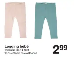 Zeeman Legging bébé offre