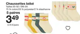 Zeeman Chaussettes bébé offre