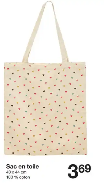 Zeeman Sac en toile offre
