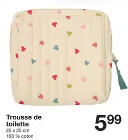 Zeeman Trousse de toilette 25 x 25 cm offre