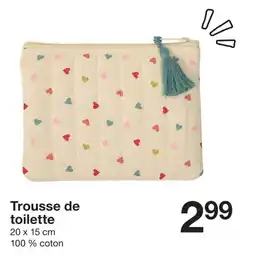 Zeeman Trousse de toilette offre