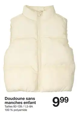 Zeeman Doudoune sans manches enfant offre