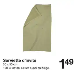 Zeeman Serviette d'invité offre