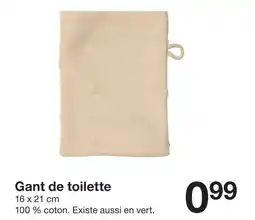 Zeeman Gant de toilette offre