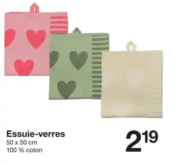 Zeeman Essuie-verres offre