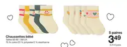 Zeeman Chaussettes bébé offre