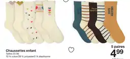 Zeeman Chaussettes enfant offre