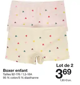 Zeeman Boxer enfant offre