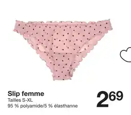 Zeeman Slip femme offre