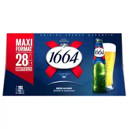 Carrefour 1664 bière maxi format offre