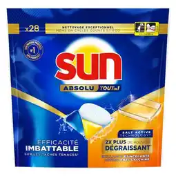 Carrefour Sun capsules lave-vaisselle offre