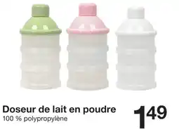 Zeeman Doseur de lait en poudre offre