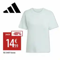 Intersport ADIDAS Tee-shirt femme offre