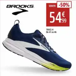 Intersport BROOKS Trace 4 du 41 au 46 offre