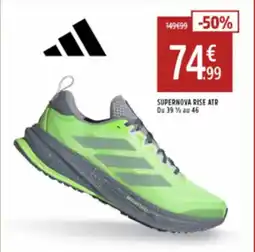 Intersport ADIDAS Supernova rise atr du 39% au 46 offre