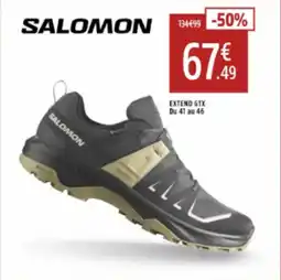 Intersport SALOMON Extend gtx du 41 au 46 offre