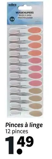 Wibra Pinces à linge offre