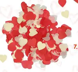 Wibra Confettis coeurs offre