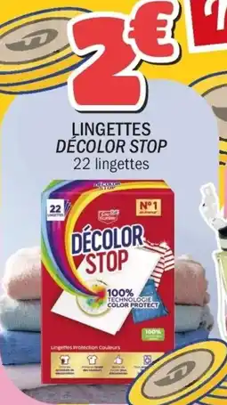La Foir'Fouille DECOLOR STOP Lingettes offre