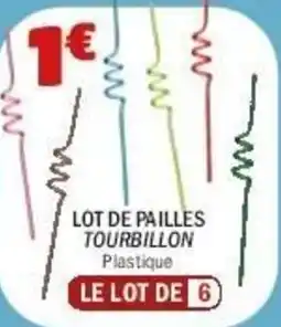 La Foir'Fouille Lot de pailles tourbillon offre