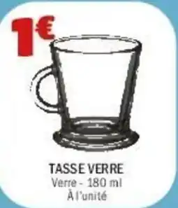 La Foir'Fouille Tasse verre offre